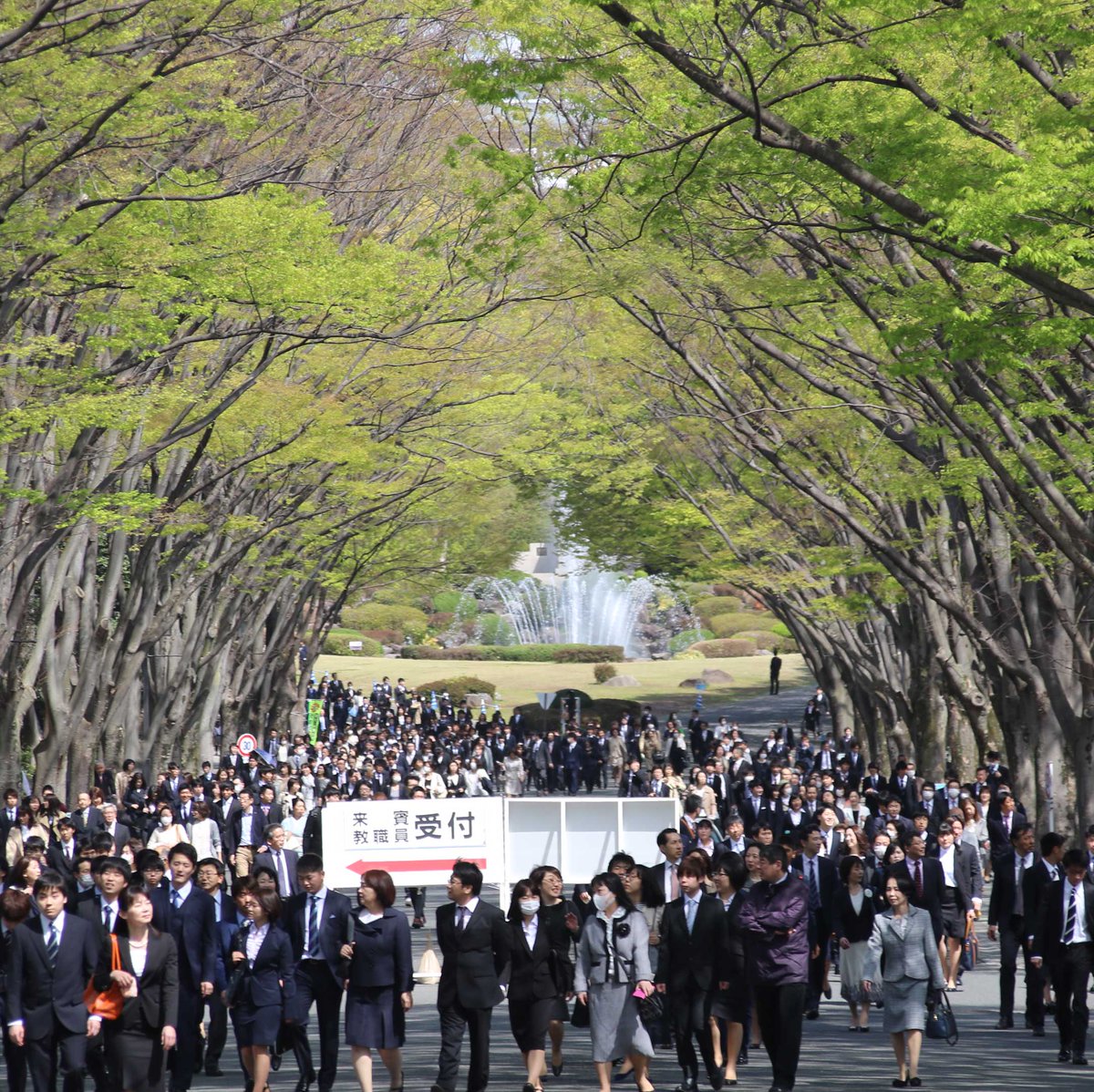 東海大学 公式 湘南キャンパスで18年度春学期入学式を挙行しました 総勢6 638名の新入生が新たな学生生活をスタートしました 入学式用無料アプリ 東海大学arカメラ も好評でした