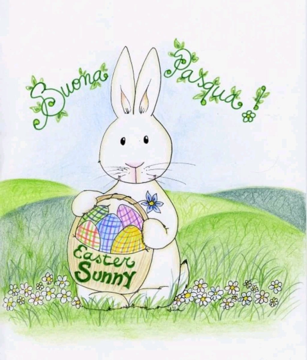 Auguri dal mio coniglietto! #pasqua #BuonaPasqua