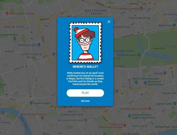 WillsCashmereJumper (@wills_cashmere) on Twitter photo So the April Fool's joke from the #GoogleMaps app is a Where's Wally game. Surely the solution has to be <a href="/TeamPiccadilly/">Piccadilly Theatre</a> <a href="/strictlystage/">Strictly Ballroom</a>, home of newly created character Wally Strand played by <a href="/willyoung/">Will Young</a> (who has a nice line in jumpers, striped or otherwise). So the April Fool's joke from the #GoogleMaps app is a Where's Wally game. Surely the solution has to be <a href="/TeamPiccadilly/">Piccadilly Theatre</a> <a href="/strictlystage/">Strictly Ballroom</a>, home of newly created character Wally Strand played by <a href="/willyoung/">Will Young</a> (who has a nice line in jumpers, striped or otherwise).