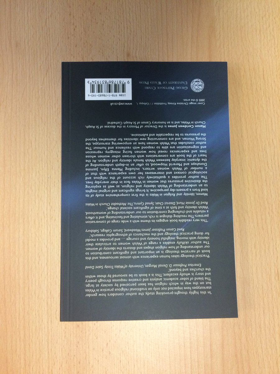 Uni of Wales Press (@uniwalespress) on Twitter photo ‘Women, Identity and Religion in Wales is a captivating read for anyone interested in Welshness, faith and the everyday lives of women.' - <a href="/dawnmannay/">Professor Dawn Mannay</a> bit.ly/2Fdjqy8 ‘Women, Identity and Religion in Wales is a captivating read for anyone interested in Welshness, faith and the everyday lives of women.' - <a href="/dawnmannay/">Professor Dawn Mannay</a> bit.ly/2Fdjqy8