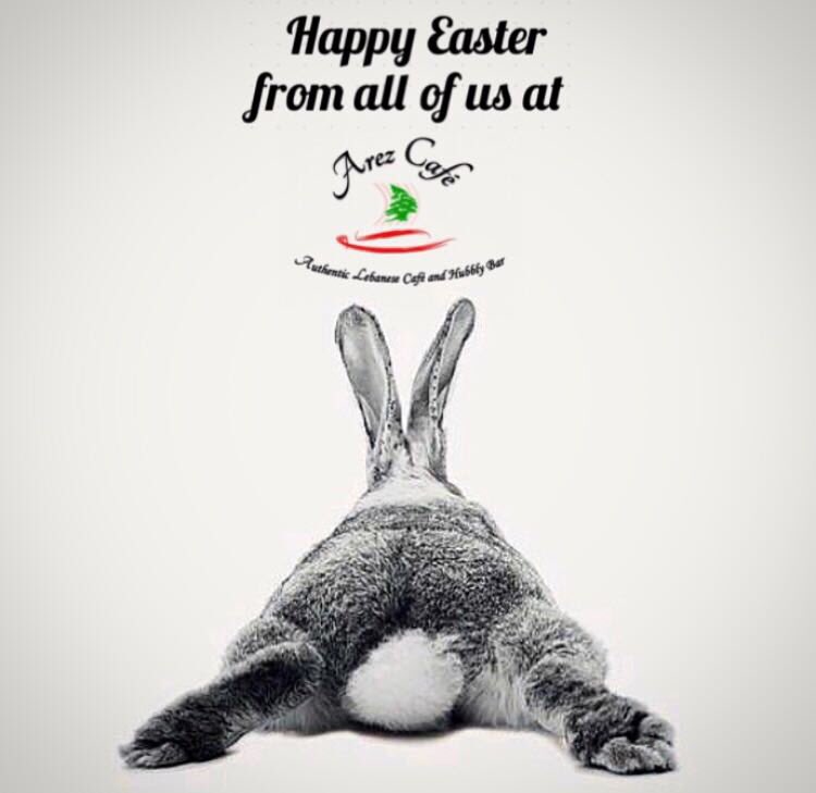 Wishing all our patrons celebrating Easter a blessed and happy Sunday 🐰🇱🇧❤️ #ArezCafe