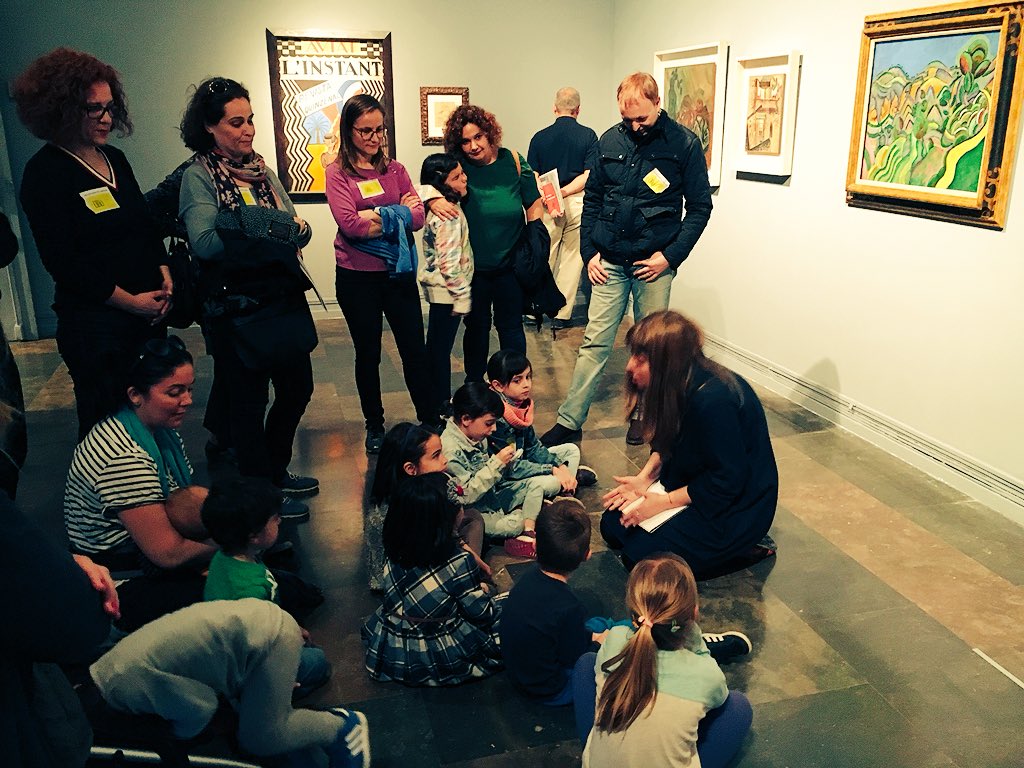 equip351's tweet photo. En marxa la sessió pasqüera del #ProjecteUbú a @gva_IVAM! Hui crearem en família al Ministre Cap de Gos de #MorielMerma! #uburei #joanmiró #ordreidesordre #ivam #valència https://t.co/Z2ABvktZif