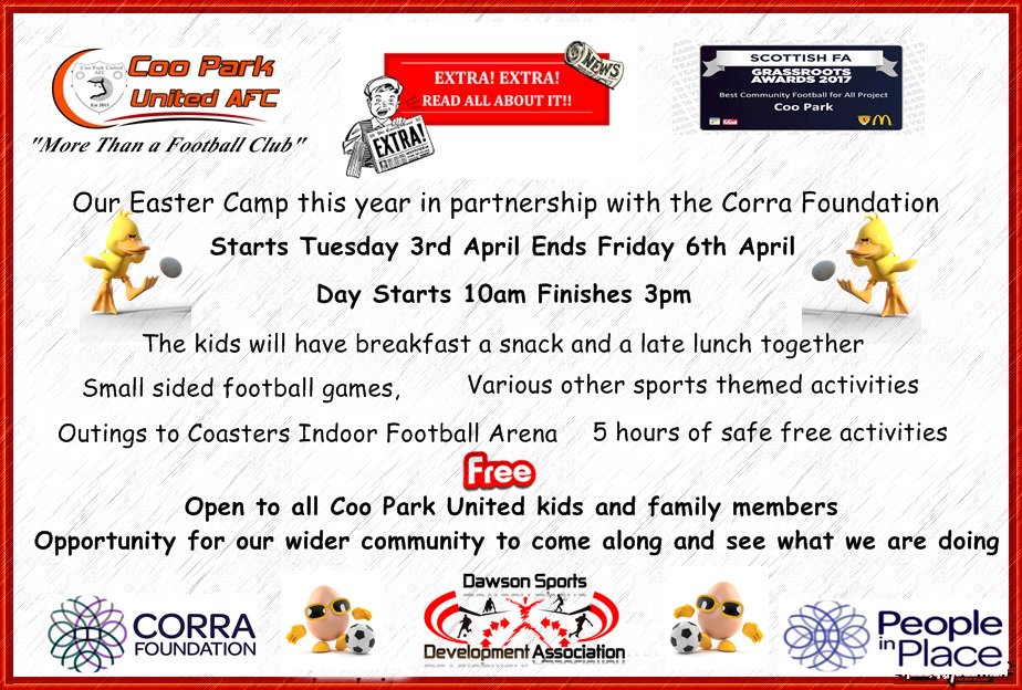 Coopark1's tweet photo. @clubwebsite Last yeae 150 kids took part and its all free https://t.co/eT4CPXz0b9