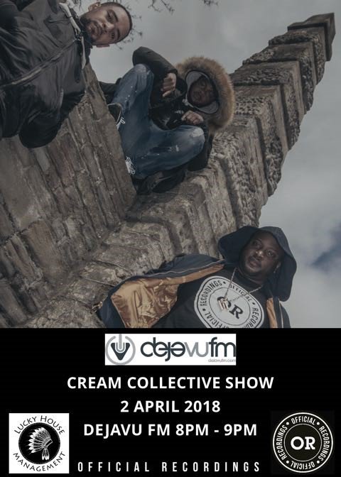 Catch <a href="/or_recordings/">official recordings</a> <a href="/DashVillz/">OfficialDashVillz</a> @Wavey_Wish <a href="/ellissoofficial/">ELLIS</a> On <a href="/dejavufm/">dejavufm</a>  Monday 2nd April, from 8pm - 9pm #LuckyHouseManagement