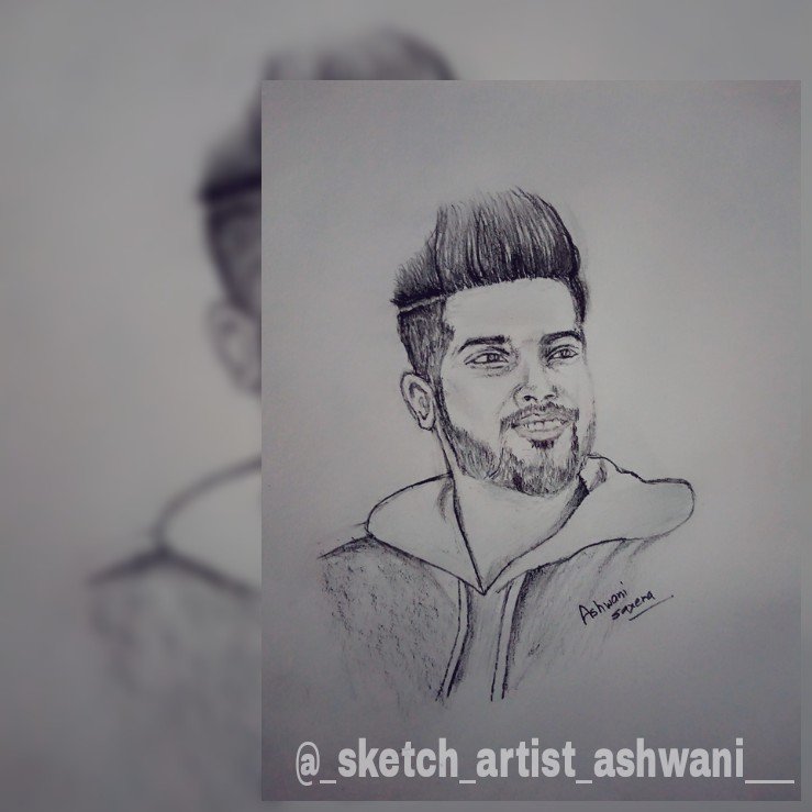 ArtistAshwani's tweet photo. Guri sir sketch by me☺️ https://t.co/A5Mt2saIpl