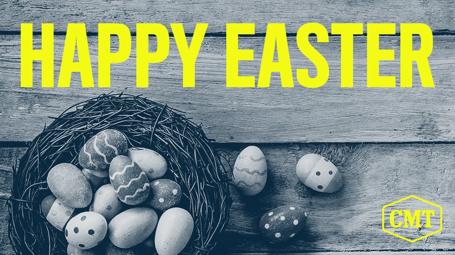 CMT's tweet photo. Wishing you and yours a very #HappyEaster. 🐰🐤 https://t.co/iZ9IFAOLu6