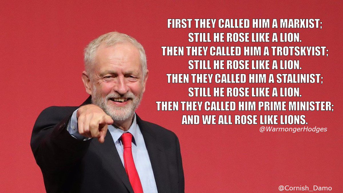 Never a truer word said. thanks @WarmongerHodges 

#JCsArmyOfHate #localelections2018 #TurnBritainRed #LE2018 #MakeMayTheEndOfMay #JC4PM #ChangeIsComing