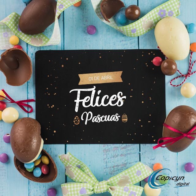 Copicyn's tweet image. Felices pascuas 🐰🍫