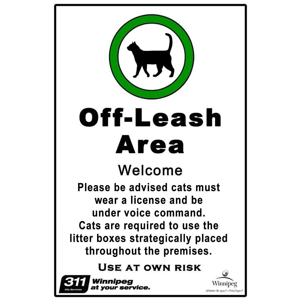 BrianTDBowman's tweet photo. Winnipeg set to unveil world’s first off-leash cat park: https://t.co/7SGQzgTFB7 https://t.co/t3prlnFA4i