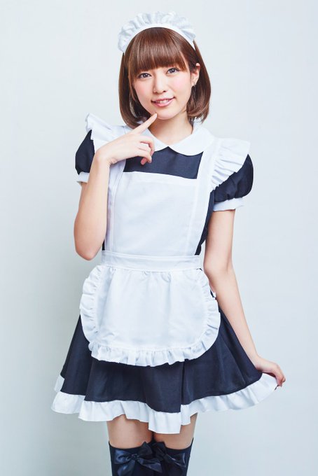 Maid curly asian shorts