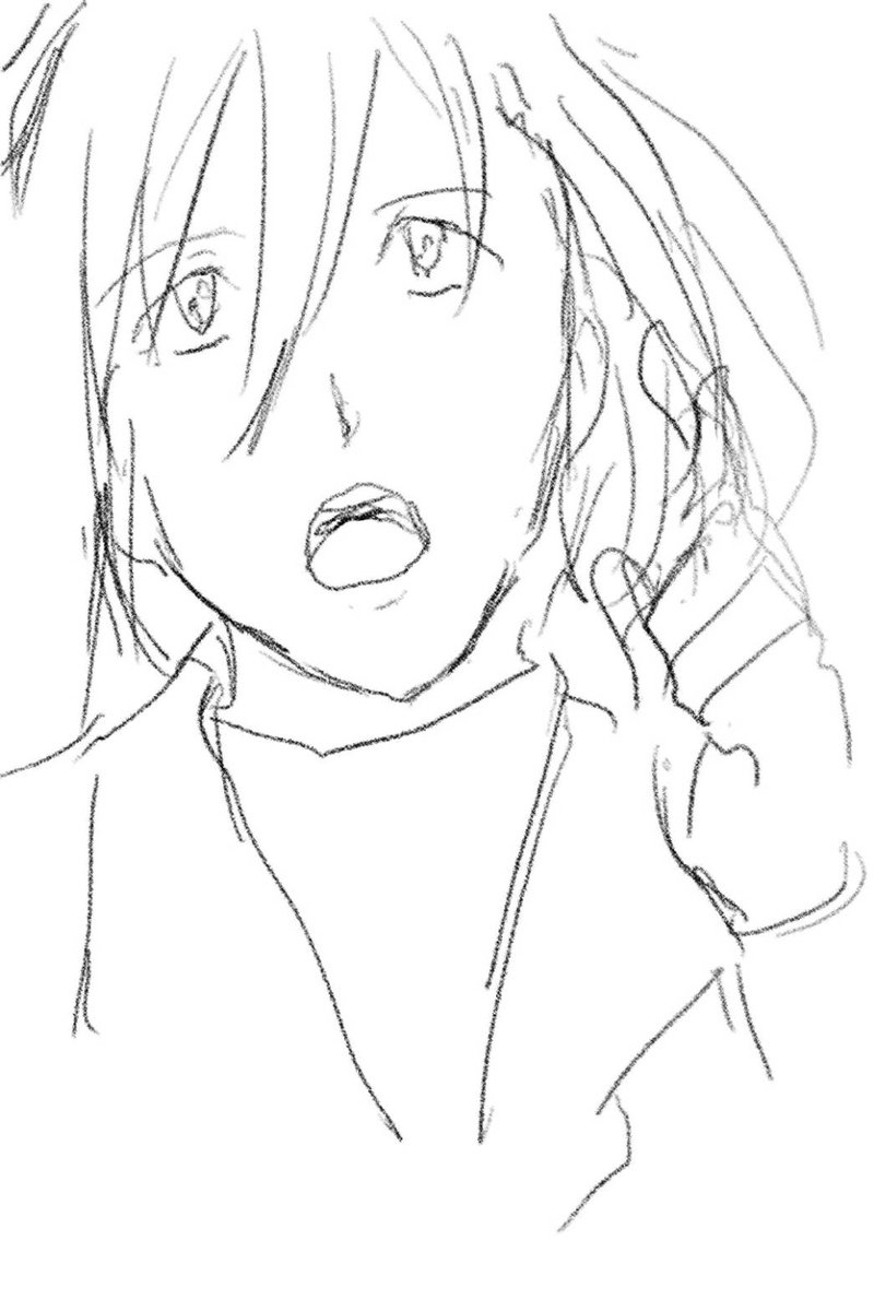 ソロ曲のジャケットをうろ覚えで描いてみた 