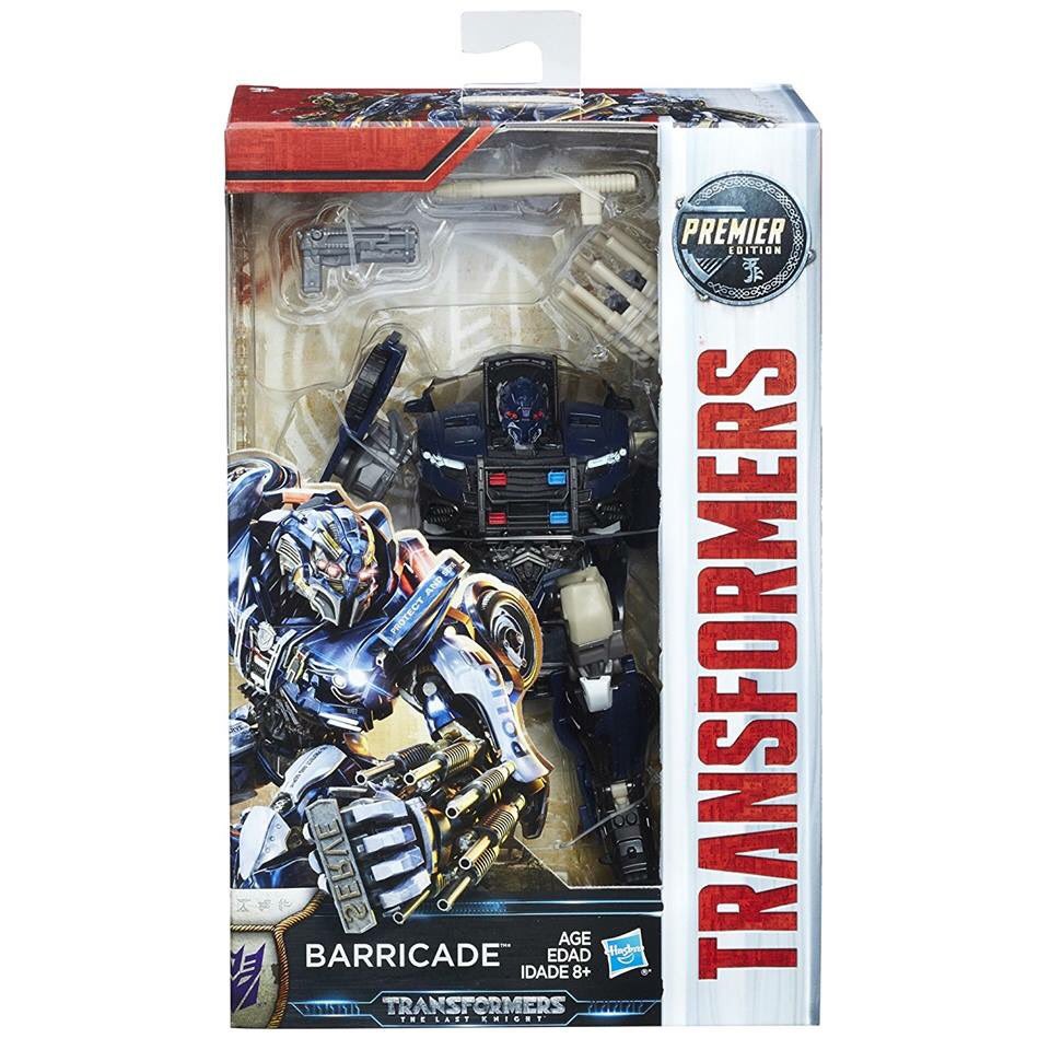 Transformers The Last Knight Premier Edition Deluxe
โปรโมชั่นลดราคาเหลือ 999 บาท จาก 1375 บาท
- Autobot Drift
- Autobot Sqweeks
- Decepticon Berserker
- Barricade
- Dinobot Slash
- Dinobot Slug

ของเล่นทรานฟอร์เมอร์ทั้งหมด toyfargo.com/category/80