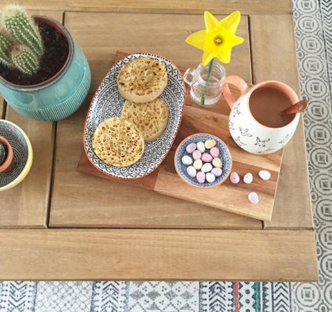 Happy #Easter My #breakfast this morning! Head to my Instagram home account- bit.ly/2GKnQ05 #interiors #interiordesign #home #firsthome