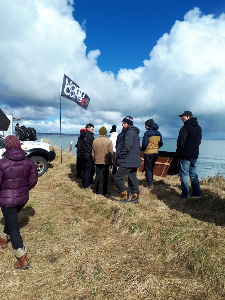 #scotchamps2018 U14 Final and U16 Final ON HOLD for 20 minutes to wait for tide to drop! #scottishsurfing #sunshineandrain #surf