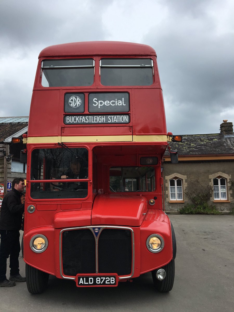 southdevonrly's tweet photo. Check this out for a park &amp; ride bus! #routmaster #vintage #bus #southdevonrailway #devon #easterfair https://t.co/kUdGARLzFk