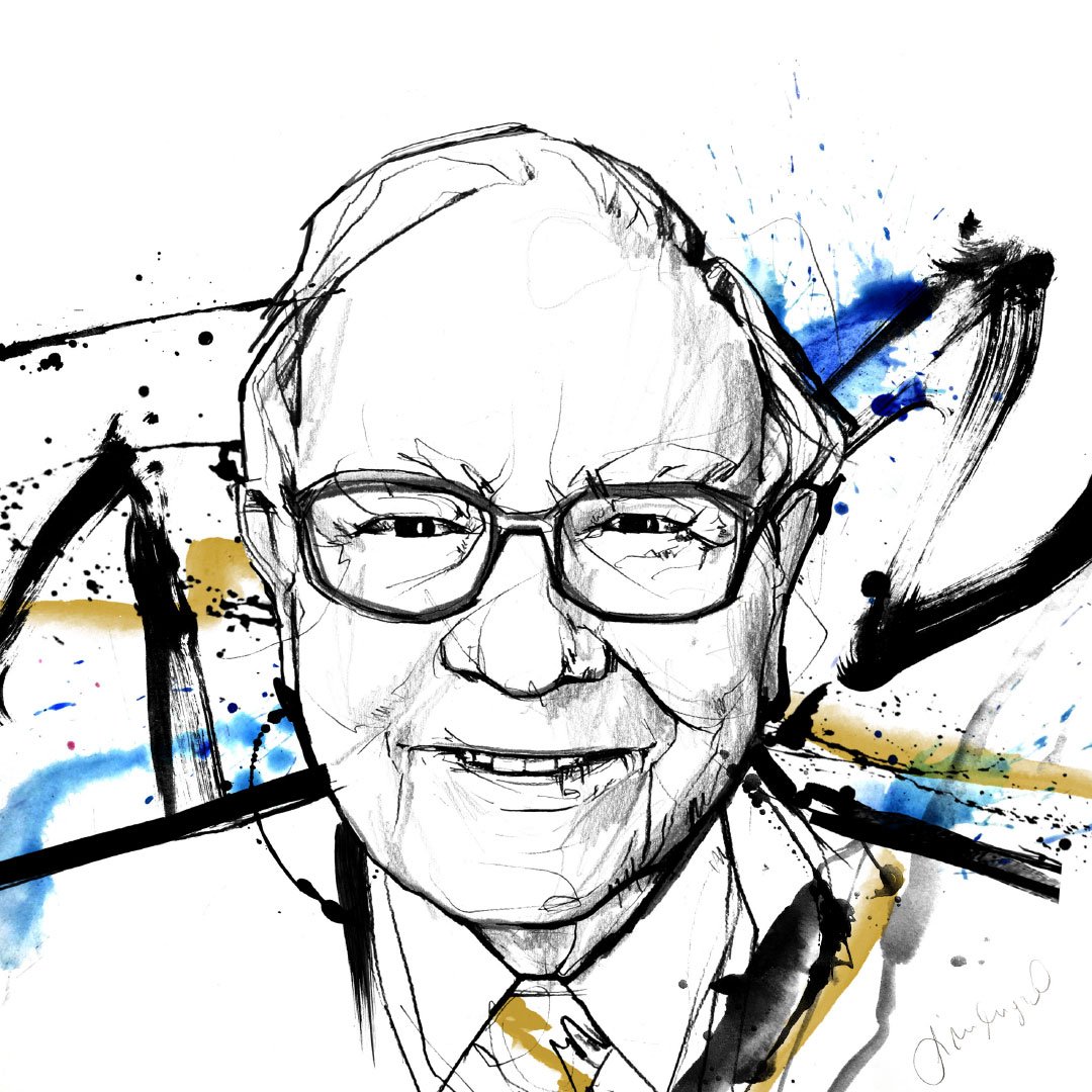Obacht. Ihr findet nicht nur eine Kampagne von uns im Lufthansa Exclusive Magazin, sondern tatsächlich 2! Nämlich auch unsere Kampagne „Smart Investment“ in der Investormogul Warren Buffett die hohe Kunst der cleveren Geldanlage verrät. #WarrenBuffet Illustration: Lina Migić