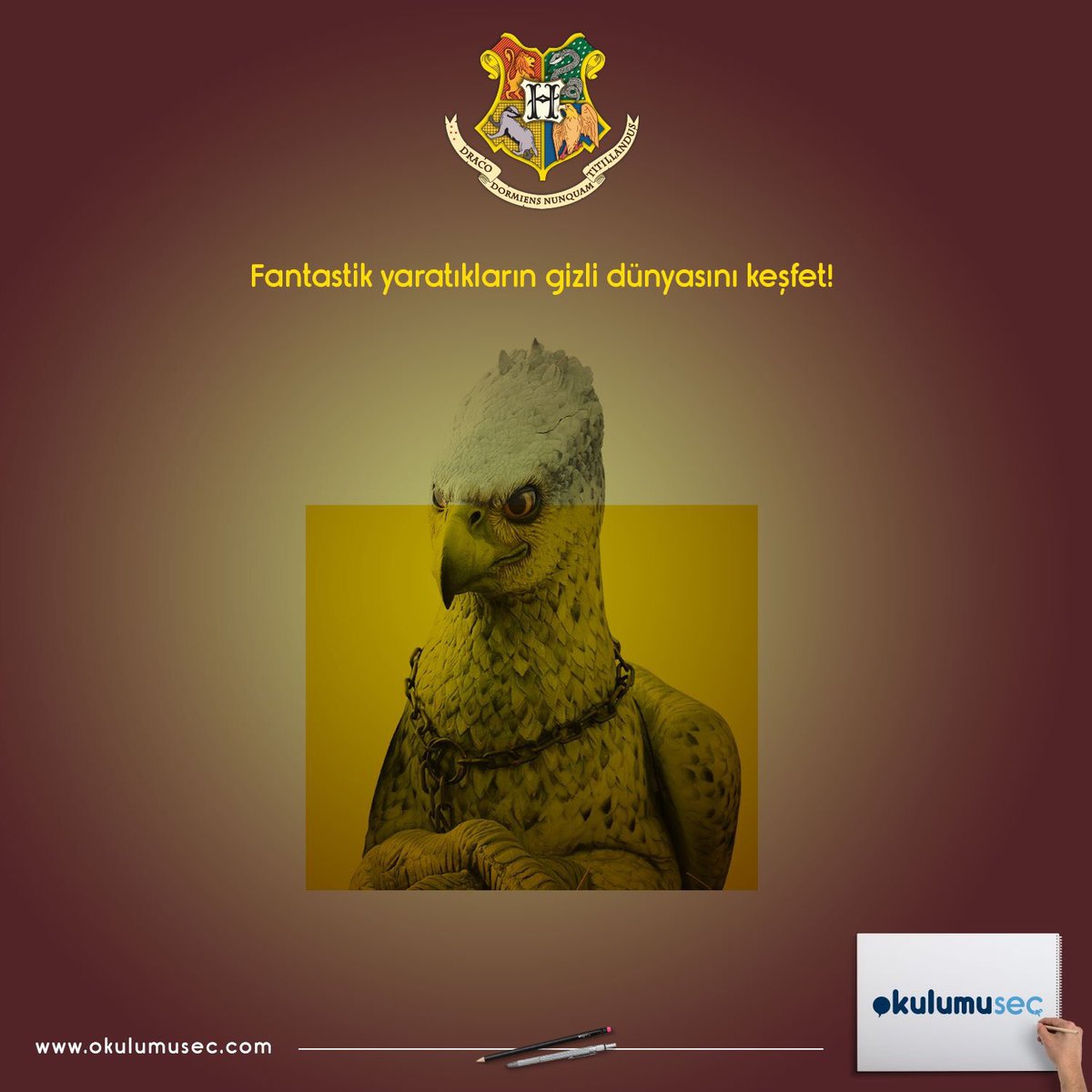 Tek alanda değil her alanda başarılı büyücüler Hogwarts Cadılık ve Büyücülük Okulu ile yetişiyor. ✨

Avantajlı erken kayıt fırsatını kaçırmamak için tıkla: okulumusec.com/diger/diger/ho… #HarryPotter #Hogwarts