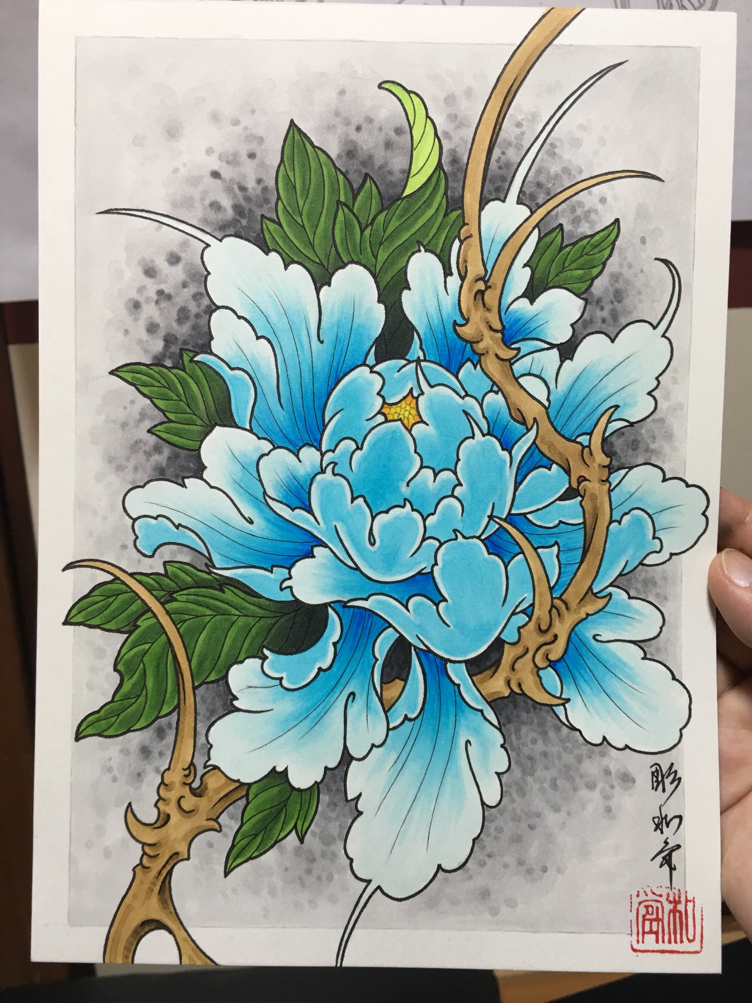 彫和舜 Washun お絵描き コピックの種類が足りないなぁ Tattoo Tattoo Tattoo Japanesetattoo Irezumi Wabori タトゥー 刺青 和彫り 下絵 コピック 牡丹 三軒茶屋 彫和舜 Washun お絵描き コピックの種類が足りないなぁ Tattoo Tattoo Tattoo Japanesetattoo Irezumi Wabori タトゥー 刺青 和彫り 下絵 コピック 牡丹 三軒茶屋