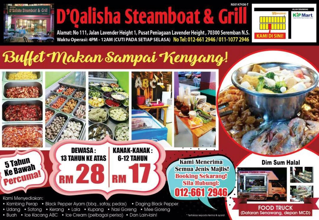 Senawangtv On Twitter Min Nak Share Satu Lagi Port Terbaik Nak Melantak Steamboat Di Senawang Mano Tu Restoran Dqalisha Steamboat Lavender Height Jam 4pm 12pm Selasa Off Berapo Tu