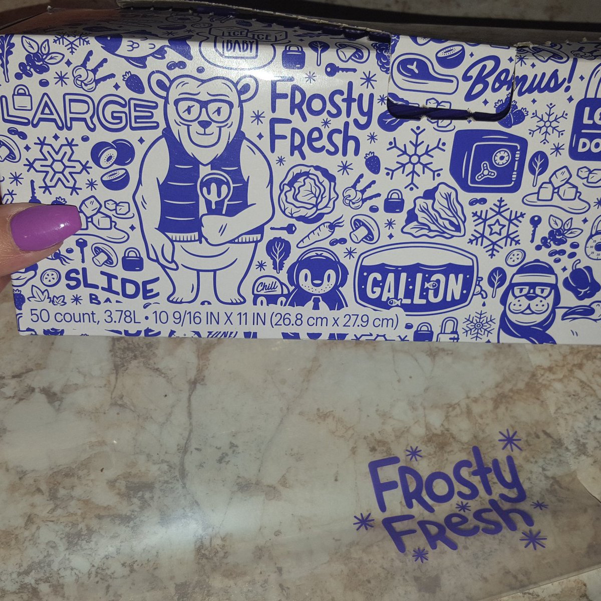 ladytsotsos's tweet photo. My FREE box of Uniquely J freezer bags has became my new favorite storage bag! Amazing quality & fun designs combined. @influenster @jet #UniquelyJ #complimentary https://t.co/30oioCilG5