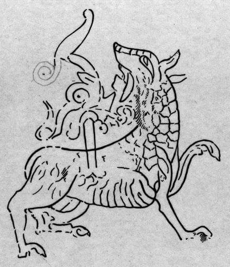 ThomasSmaberg's tweet image. The fabulous #maeshowe dragon (or #ringerike-style lion?)
