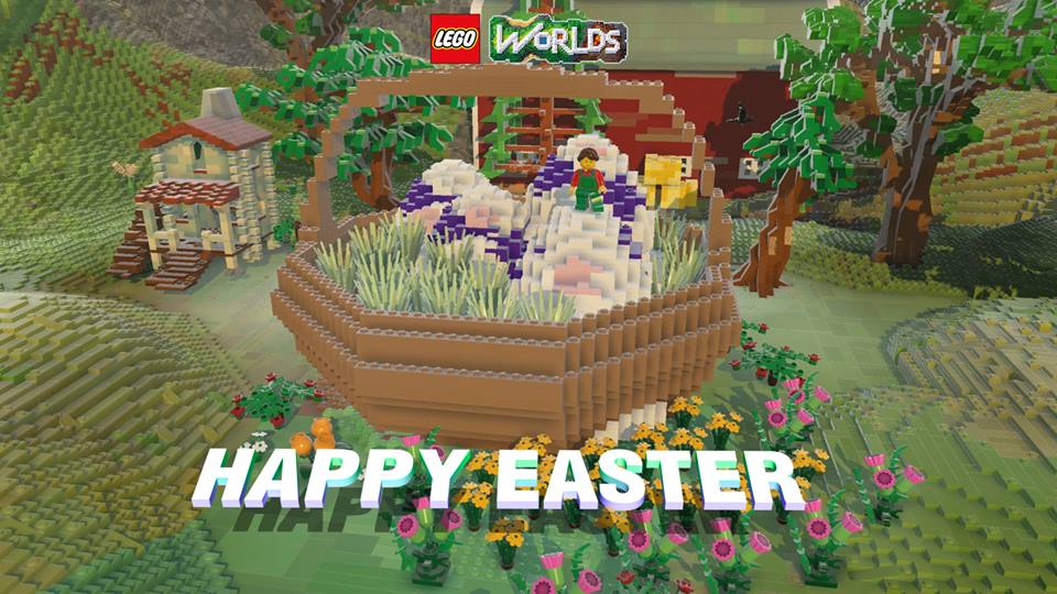 GustafMunro's tweet photo. Build your own Easter Egg basket in #LEGO #Worlds! #LEGOWorlds #WarnerBros #EverythingIsAwesome #MashupMadness #LEGO4Life #LEGOMadness #CombineYourLEGO #UpgradeYourLEGO #BuildSomethingSuper https://t.co/gplvzncGUE