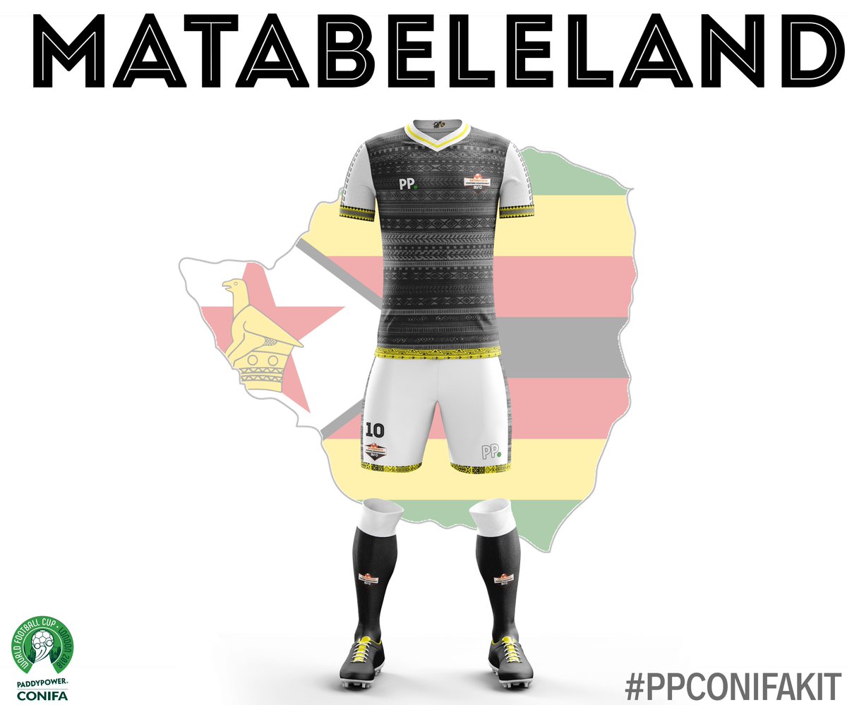 ATrueCule's tweet image. Here's my entry for the Matabeleland kit competition. Loved getting to incorporate the African patterns. Be sure to zoom in to have a look at the finer details. Hope Zimbabwe's finest get to wear this in May!

@paddypower @MatabelFootball #PPConifaKit