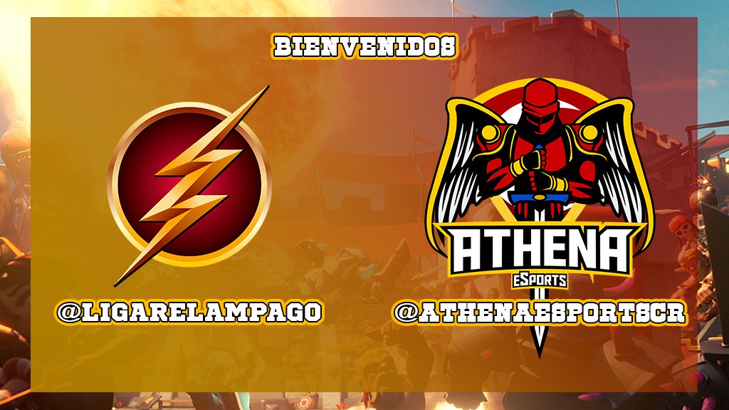 ⚡️ EQUIPO CONFIRMADO DE ESTA SEGUNDA EDICION ⚡️

Bienvenidos los jugadores de <a href="/AthenaeSportsCR/">Athena eSports</a> 

Llegan de parte de la Diosa Athena, los guerreros de Athena eSports vienen por la gloria en la segunda edicion de la liga relampago

⚡️ Muchos Exitos ⚡️