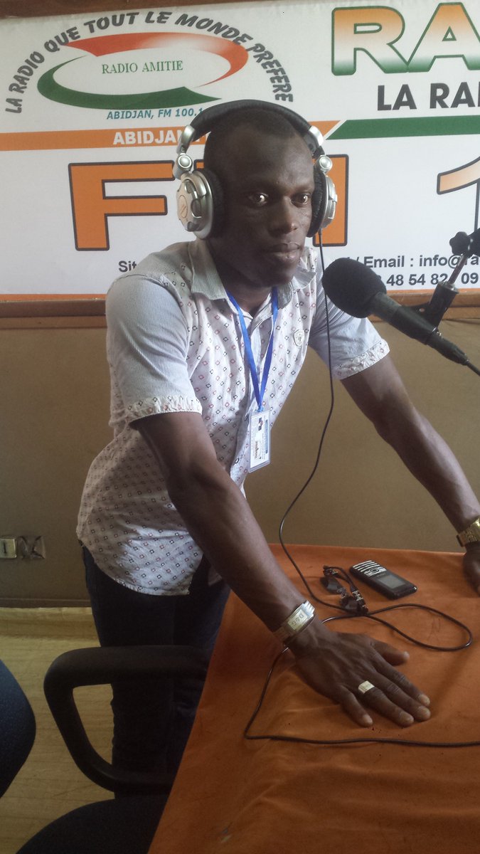 DAVIDKONATE14's tweet photo. #Imillo, #Sheley on radio yopougon... https://t.co/uEvBf9s3jT
