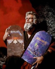 Doomsday3m's tweet photo. #HappyEaster #Metal #Moses #TheReal #Commandments #Metallica #MasterOfPuppets #Megadeth #RustInPiece
1) #ThouShalt #CrankItUp
2) #ThouShalt #HonorThyMetal
4) #ThouShalt #KillEmAll
5) #ThouShalt attend #MetalConcerts
6) #ThouShalt #LoveMetal #AboveAllGenres https://t.co/kLjCrzB6cR