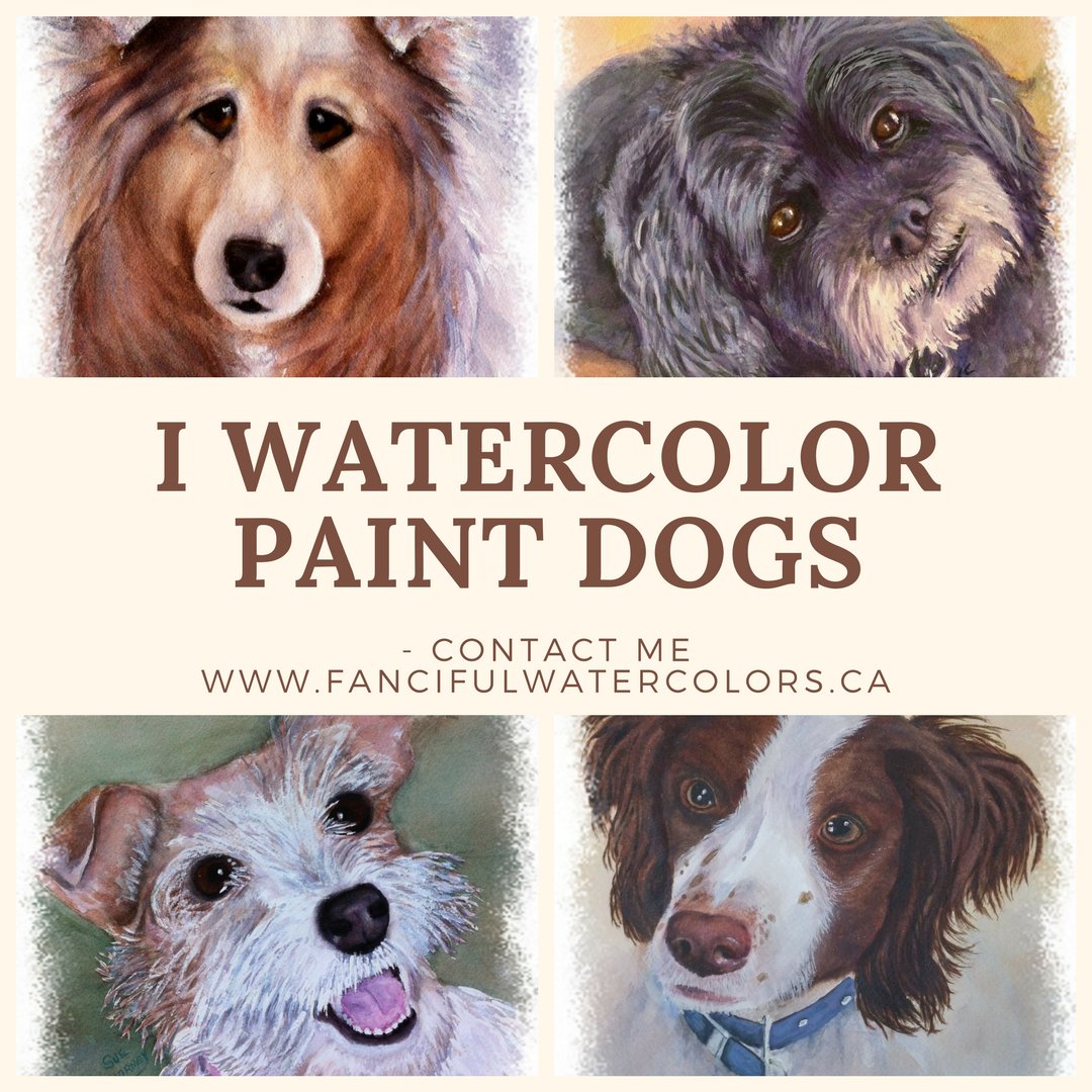 Artistriesbysue's tweet photo. Who do you know that would love their pet painted in Watercolors? #watercolorpainting #yycpainter #suechorney #paintedpets #petportrait #memorygifts https://t.co/YJK9F2iOo6