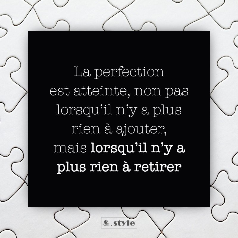 AndStyleCom's tweet photo. Antoine de St- Exupéry: La perfection est atteinte, non pas lorsqu’il n’y a plus rien à ajouter, mais lorsqu’il n’y a plus rien à retirer.
#AndStyle #design #antoine #antoinedestexupery #art #withlove https://t.co/SDfaeNJS0w