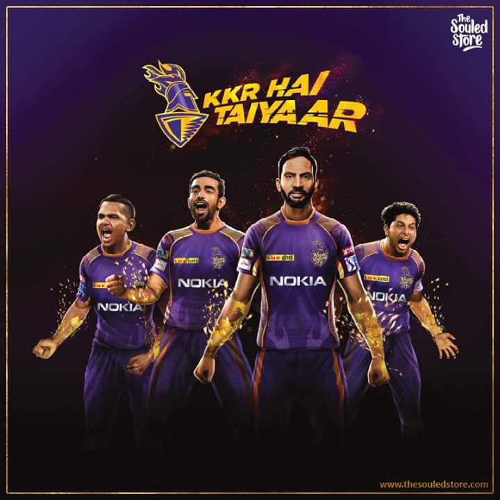 thesouledstore's tweet image. Our hearts are soon gonna turn purple with power, pride, and perfection! @KKRiders are ready to take over the @IPL pitch, are you ready to support them? 🙆

Be prepared to chant #KorboLorboJeetbo with Official #KKR&apos;18 merch, coming soon at The Souled Store! #KKRHaiTaiyaar 😎