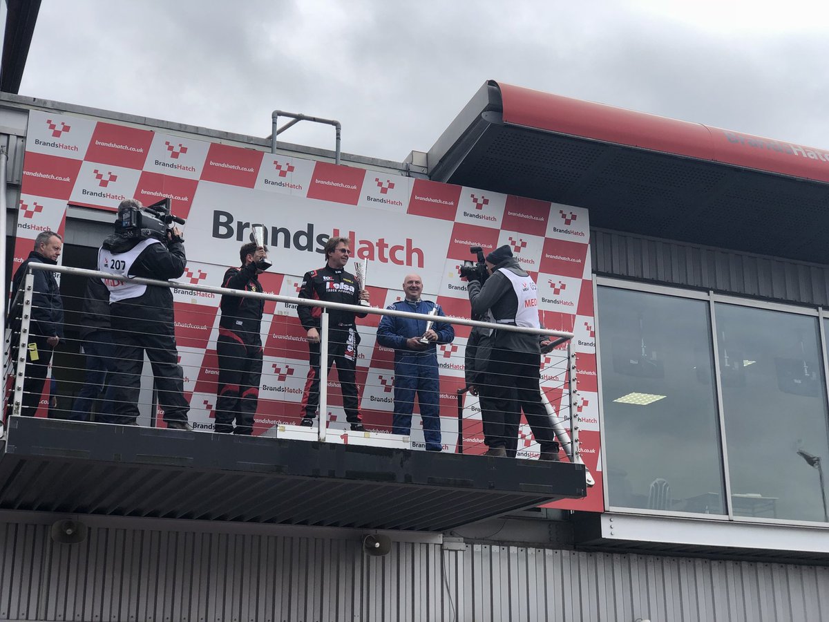 First race of the season and Mat’s on the podium!!!👍👍👍👍@HRVS_Group_Ltd <a href="/Brands_Hatch/">Brands Hatch</a>