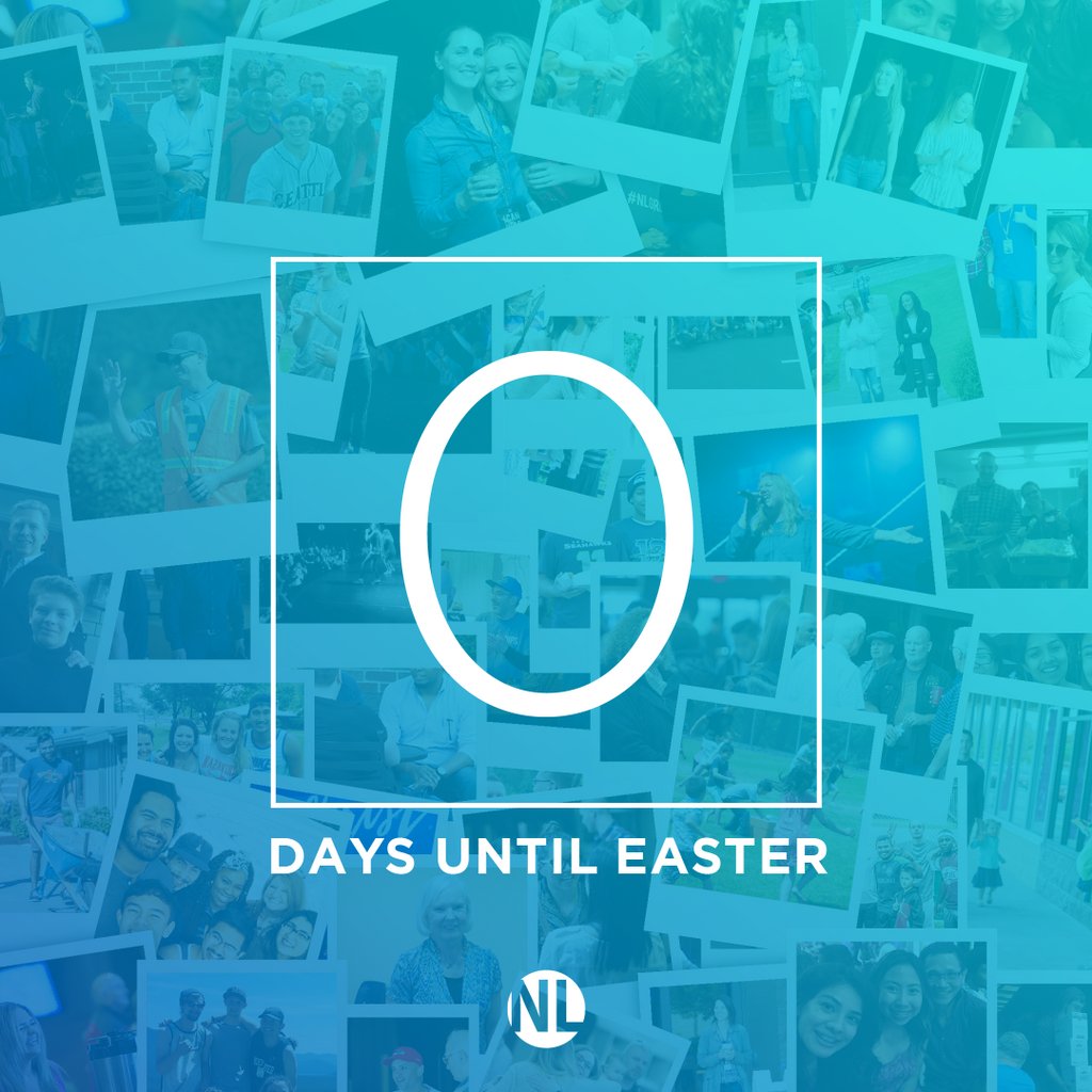 Easter is here! Join us today at one of our four locations across King County at 9:00, 10:30, or Noon. Some locations also offer a 5:00 PM gathering. There are fun activities for the kids and an inspiring message of hope! #EasterWithNL #YouBelongHere nlchurch.com