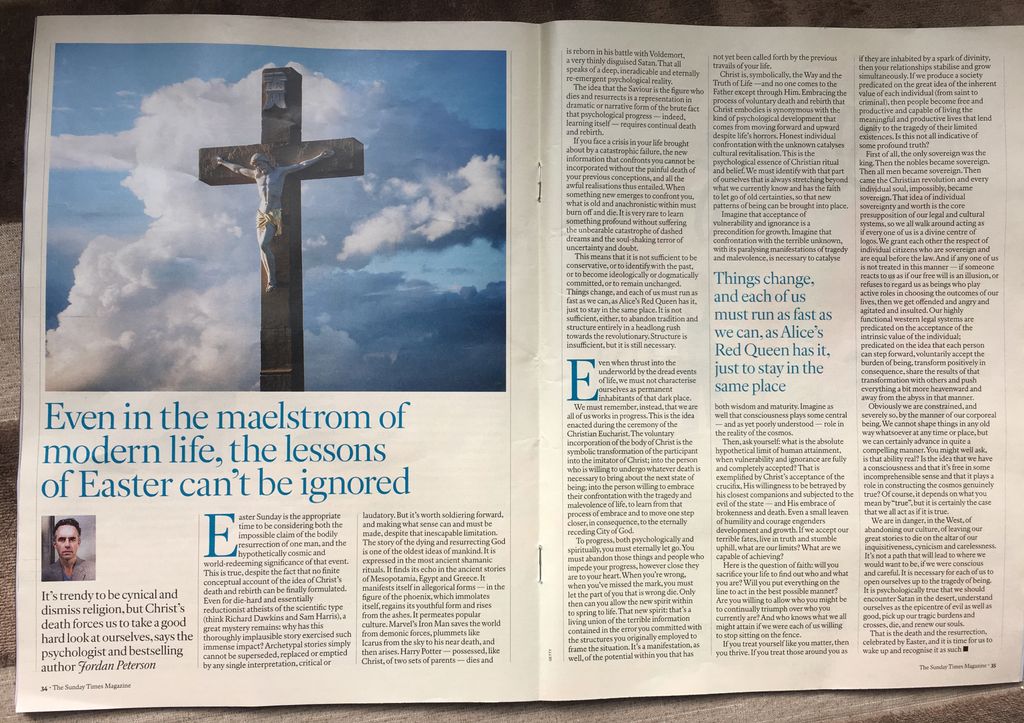 Dr Jordan B Peterson On Twitter On Easter The Death And Resurrection