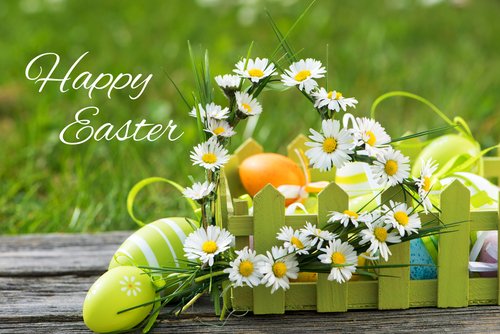 Happy Easter! May happy thoughts and springtime flowers brighten all your Easter hours.