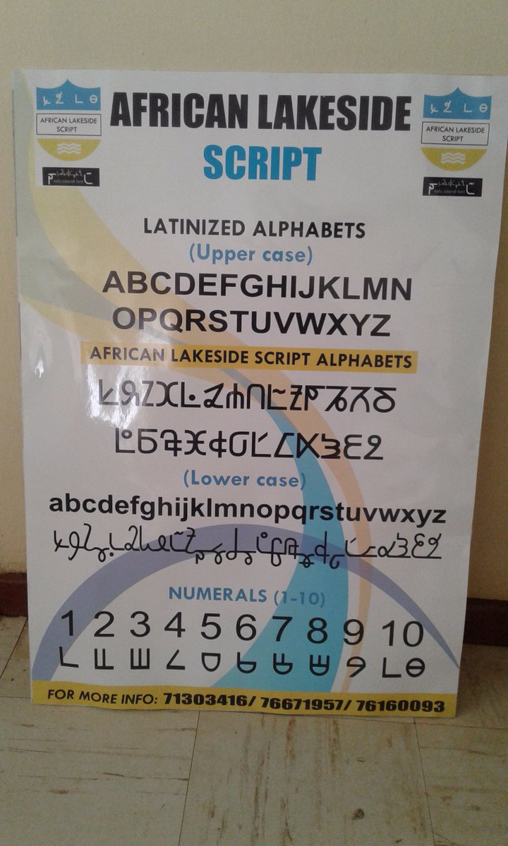 PSidandi's tweet photo. @VictorOps: Welcome. See how @PSidandi @KefaOmbewa and @MrManase are developing the new Non-Latinized African @lakesidescript Numbers and Letters based on #Luo_script used for #Dholuo Language but can now be used for writing any tonal African Language at https://t.co/VOAiNyz8ga https://t.co/fJl02nIdJ6