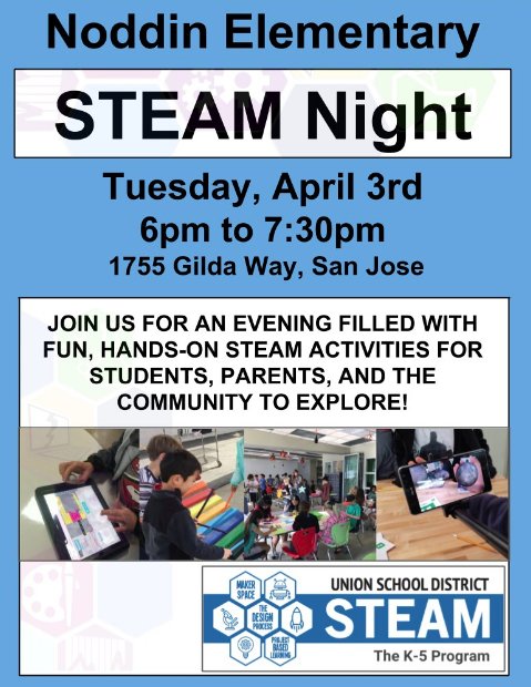 Noddin HSC (@noddinhsc) on Twitter photo We hope you can join us for this awesome <a href="/NoddinElem/">Noddin Elementary</a> community event this Tuesday, April 3. We hope you can join us for this awesome <a href="/NoddinElem/">Noddin Elementary</a> community event this Tuesday, April 3.