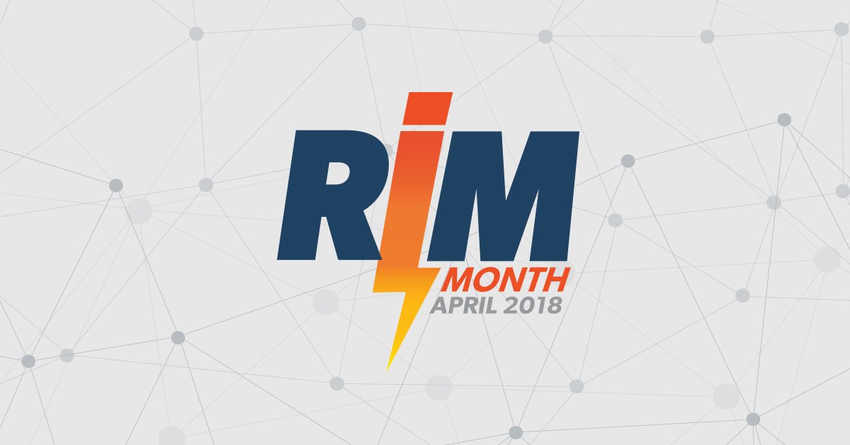 ARMA_INT's tweet photo. It is officially RIM Month! All month, ARMA is bringing greater awareness to tools and resources for RIM and IG professionals, as well as recognition to those practitioners who are super heroes to the profession! #ARMARIMMonth #RIMMonth https://t.co/MvWcEJDw2V https://t.co/UwOAoS9CvY
