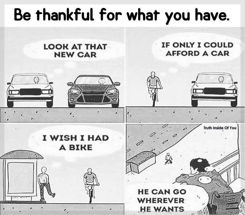MituSamar's tweet photo. Be thankful for what you have.
#ThinkBIGSundayWithMarsha 
@marshawright https://t.co/6JS3fGWqVO