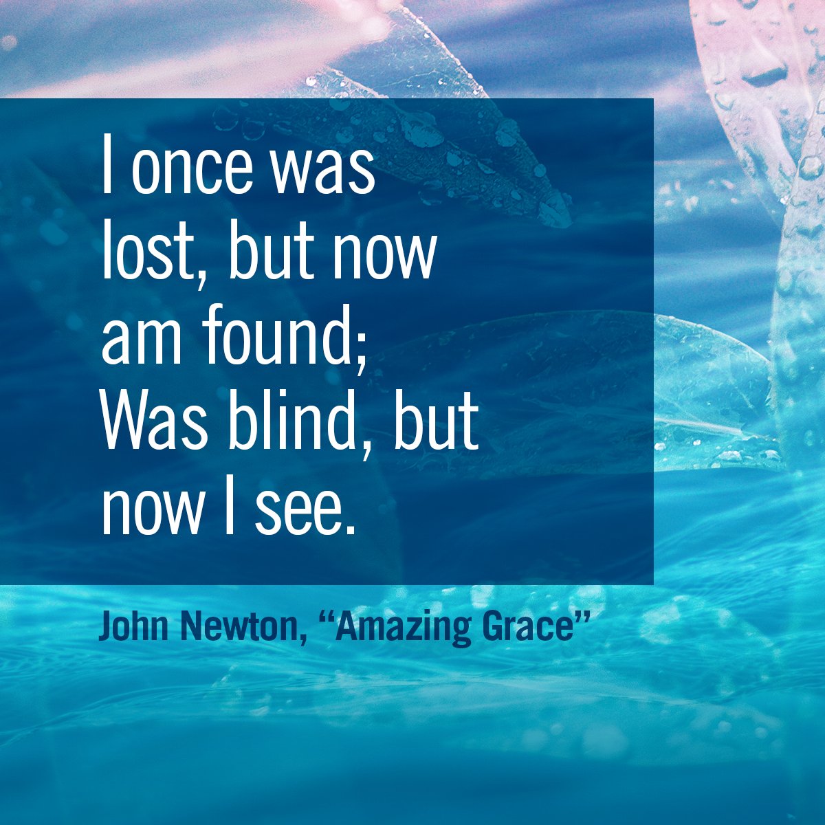 H2OChurchAda's tweet photo. How have you seen God’s amazing grace at work in you? https://t.co/1muJvKCRpI