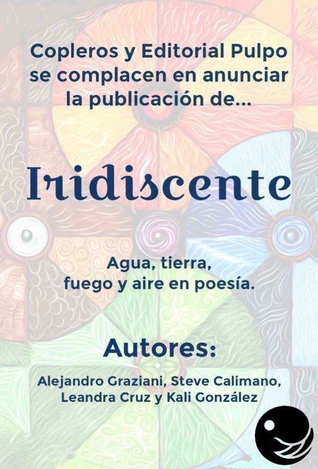 EditorialPulpo's tweet photo. #Iridiscente se publicará en el mes de abril, pendiente a nuestras redes sociales para que descubran desde qué fecha podrán conseguirlo a través de Amazon. https://t.co/Z25hNrGDuL