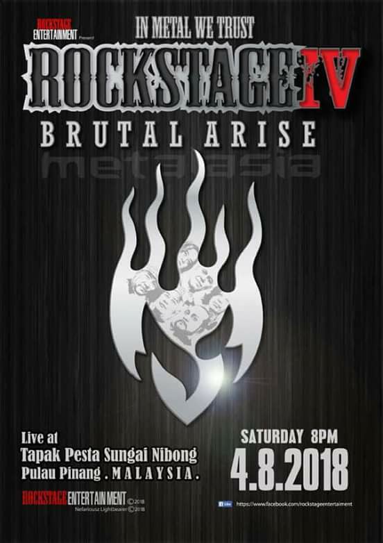 Jenn_Thompson's tweet photo. #PENANG SATURDAY August4, 2018 ROCKSTAGE IV Brutal Arise at TapakPestaSungaiNibong ft. #Metalasia https://t.co/5hM8TqRDnw