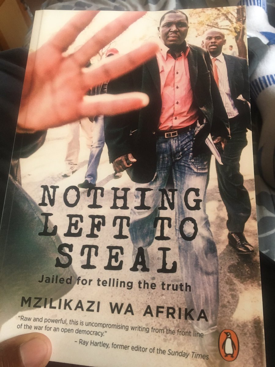 lebogangmohadi's tweet photo. @IamMzilikazi I have today started reading "Nothing Left To Steal". I had to take a long pause after the 1st chapter "The writting Is On The Wall" and took a loooong deep breath.

What does NGHUNYUPESU mean? https://t.co/T8Ep64wjrF