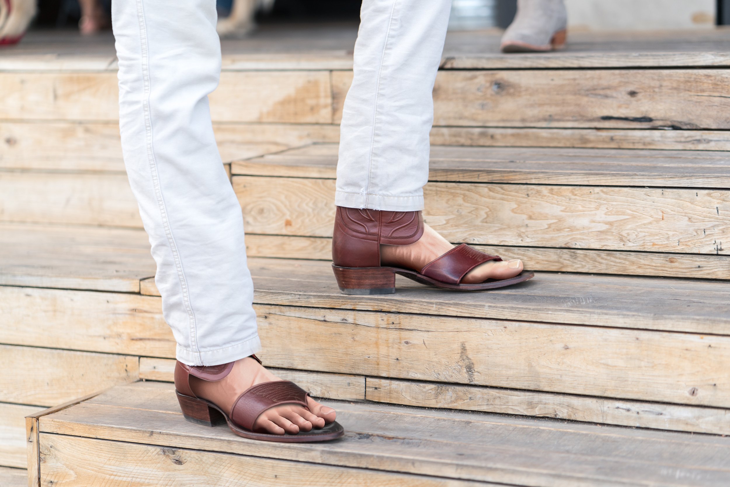 Cowboy store boot sandals