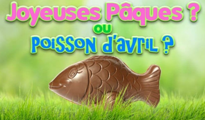 ?!? #paques  ou #poissonavril 
#easter or #aprilfools 
Whatever Happy both... 🐰🍫🐣🐟