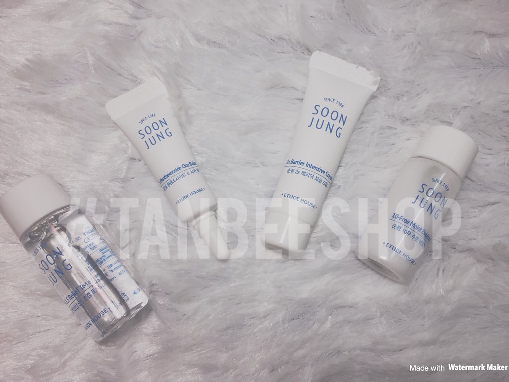 Tanbeeshop's tweet photo. #พร้อมส่ง Etude House Soonjung Skin Trial Kit 💦

สำหรับผิวแพ้ง่าย ถูกทำร้ายจากมลภาวะ ช่วยฟื้นผิวให้กลับมาสุขภาพดี พร้อมช่วยปกป้องผิวจากมลภาวะภายนอก 
ราคา : 160 บาท ❤️ 
ค่าส่ง : ลทบ. 30 บาท ems 50

#ETUDEHOUSE #เครื่องสําอางเกาหลี #ใช้ดีบอกต่อ #รีวิว #ถูกและดี #ถูกบอกต่อ https://t.co/1Hv40PxVDt