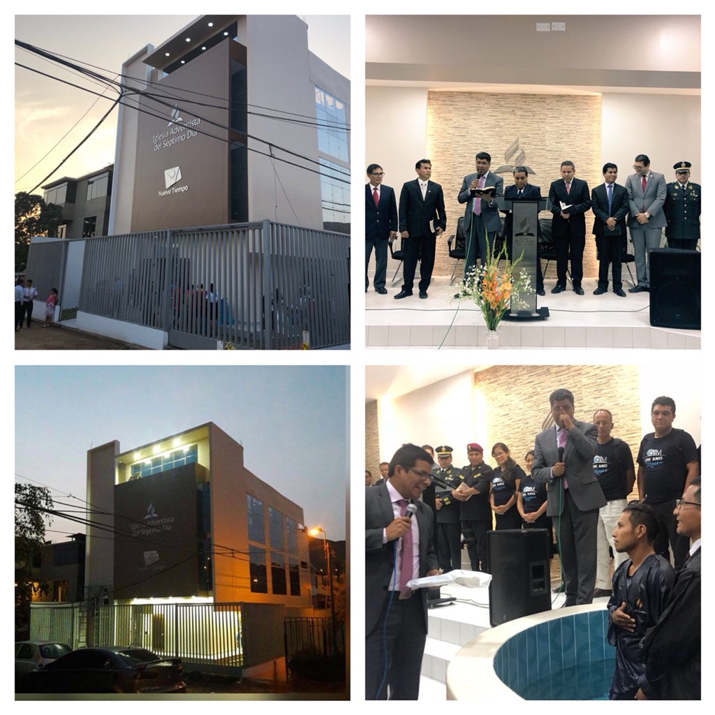 pr_rogermera's tweet photo. Gratitud a Dios, a la iglesia  y a los lideres de la @AdventistasUPN por la inauguración de los templos de Palao y Satélite en la #MiCOP Lima. https://t.co/X5DqyfSBfx