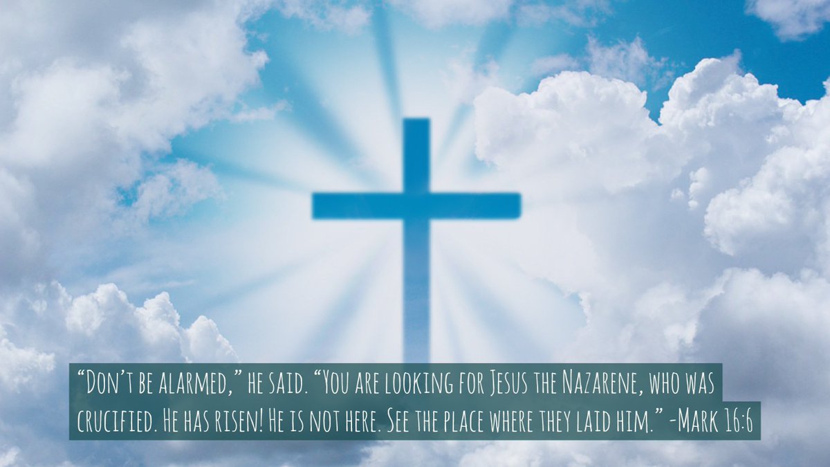 He has risen!